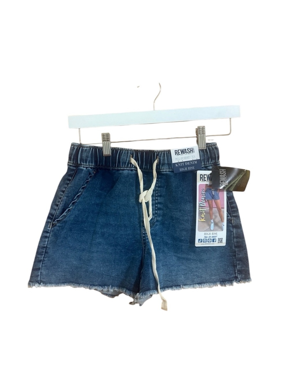 Rewash Size XS Pull-On Denim Shorts New With Tags